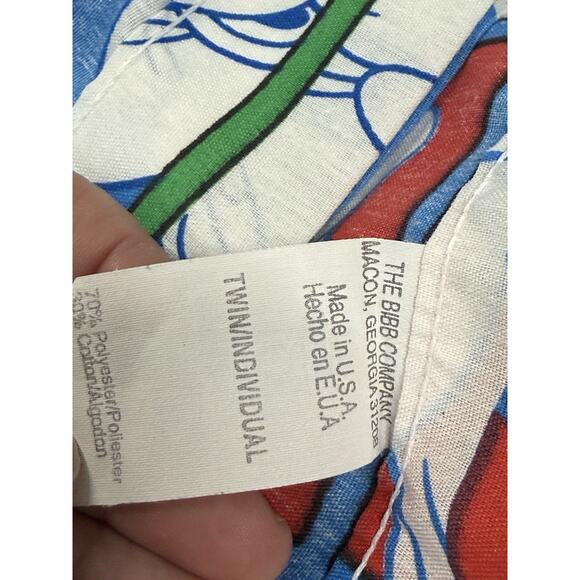 Vintage Looney Tunes Twin Size Flat Sheet 1993 - Picture 4 of 4